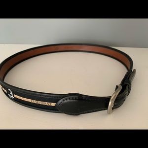 Men’s Pinehurst logo black belt.